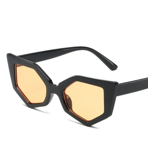 Retro Irregular Sunglasses Polygon Cat Eye Sun Glasses Women Shades UV400 Protection Custom Logo Eyewear - Image 3