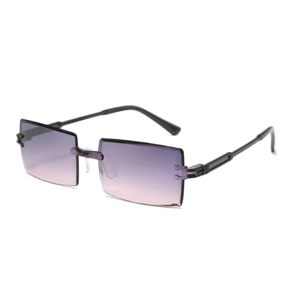 2023 New Candy Color square Sunglasses Jelly Color Fashion Over Size square Rimless Sunglasses Women Lentes De Sol Para Mujer - Image 3