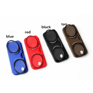 LMA 991 Hot Selling Man Nose Clip Ultra-thin Card Eyewear Portable Women Attached Phones Mini Travel 2024 Reading Glasses