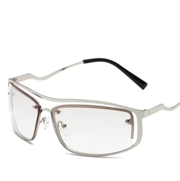 Hot Selling Y2k Sunglasses for Women Men Fashion Metal Frame Sun Glasses Trendy Punk Rectangle Retro Eyewear - Image 2