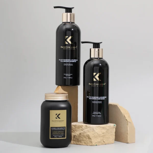 Sulfate-free Deep Moisture Silk Hydrolyzed Protein Shampoo and Hair Mask Set