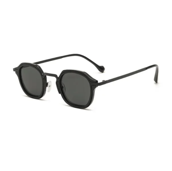 Small Square Sunglasses Men Women Punk Shades Male Female Vintage Driving Glasses UV400 Metal Y2K Eyewear - Image 2