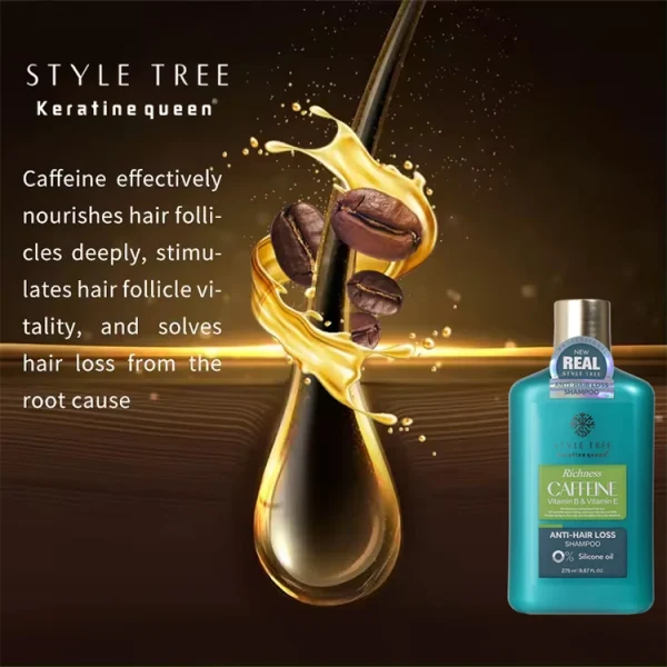 OEM Caffeine Formula Strong Effective Anti Hair Loss Treatments Hair Regrowth Shampoos - Image 3