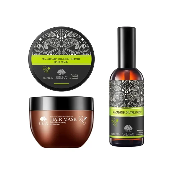 Natural Organic Macadamia Coconut Oil Shampoo Anti Dandruff Shampoo and Conditioner for Repairing Hair - Image 2