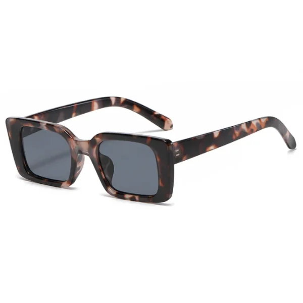 Custom Sun Glasses for Men Small Rectangular Sunglasses Retro Leopard UV400 square Sunglasses Hombre Shades for Women - Image 2