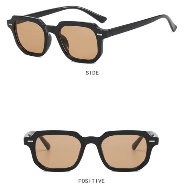 Top Trending Small Square Frame Sunglasses - Women & Men Ultimate Guide to Chic Retro UV Protection Eyewear - Image 4