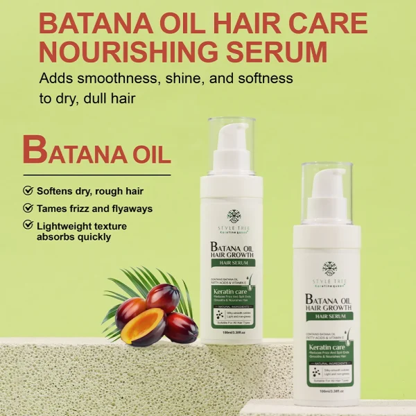 Private Label Batana Oil Shampoo and Conditioner Set Deep Repair Hair Treatment for Hair Loss - Image 5