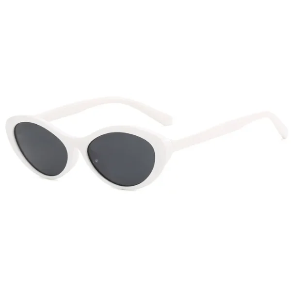 Retro Oval Cateye Sunglasses for Women Men Trendy Vintage 90s Cat Eye Sun Glass UV400 Shades Fashion Eyewear - Image 6