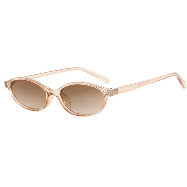 Narrow Frame Oval Sunglasses for Women Trendy Small Vintage Sun Glasses UV Protection Custom Logo Fashion Eyewear - Image 5