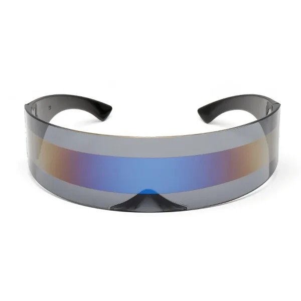 Custom logo 100% UV400 Wrap-around Monoblock Cyclops Visor Sunglasses Customizable  Futuristic Shield Sunglasses for Men Women - Image 6