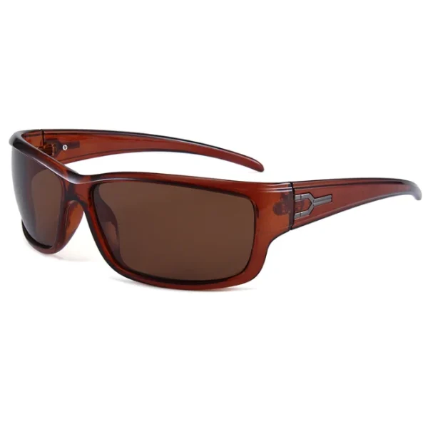 Polarized Driving Running Glasses Square Frame Cycling Sun Glasses Custom Logo Men's Sports Sunglasses - Image 6