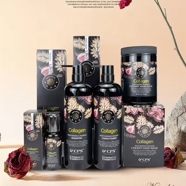 High Quality CPS Collagen Moisturizing Nourishing Shampoo 900ml - Image 2