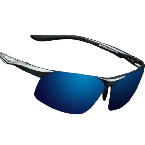 Aluminum Magnesium Men's Polarized Sun Glasses Night Vision Mirror Male Driving Black Sunglasses Oculos for Men VEITHDIA 6502 - Image 3