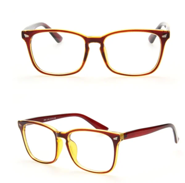 Lightweight With Spring Hinge Anti UV Eye Protection Ray Rectangular Computer Reading Naked Glasses in Spain Eyeglass Frame - Image 4