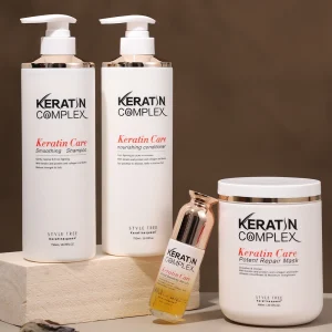 Factory Moisturizing Natural Hair Growth Hair Care Sulfate Free Private Label Organic Keratin Complex Shampoo and Conditioner