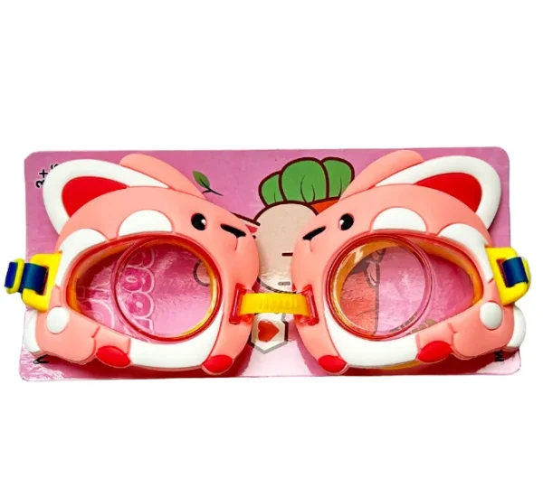 2025 Kids Children's Waterproof  Cartoon Animal Shark Fish Cat Rabbit Penguin Mermaid Swimming Goggles - Image 6