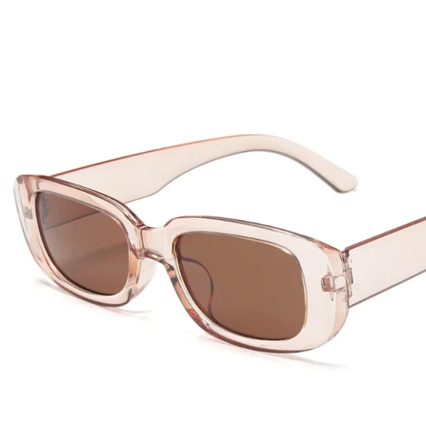 Rectangle Sunglasses for Women Men Trendy Y2k Retro Trendy Sun Glasses UV Protection Fashionable Square Frame Eyewear - Image 4