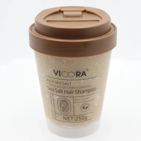 VICORA New Style Natural Anti Dandruff Deep Cleansing of Scalp Clean Refreshing Sea Salt Shampoo - Image 4