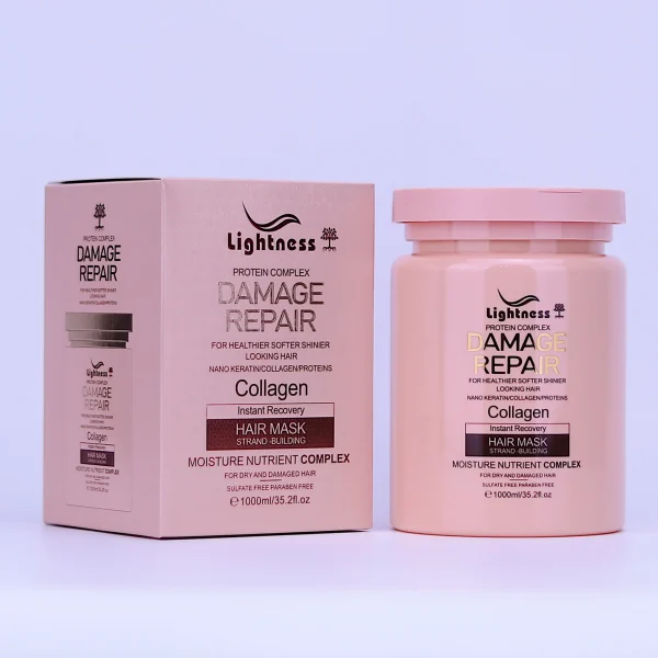 Original ALAPIEX Keratin Biotin Collagen Hair Mask 1000ml Deep Conditioning Hair Repair Treatment for Stop Breakage - Image 4