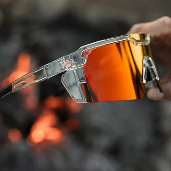 LMA Most Popular Brand Shades Square Mirror Red Lens Crystal Clear Sports Eyewear ANSI Z87+ High Quality Safety Sunglasses - Image 3