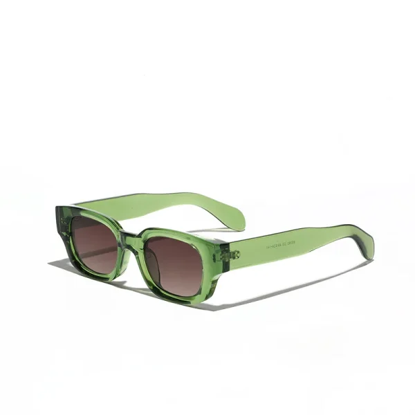 Lmamba 95392 Vintage High Quality Square Sun Glasses 2025 Retro Brand Designer Green Brown Sunglasses Men Women - Image 2