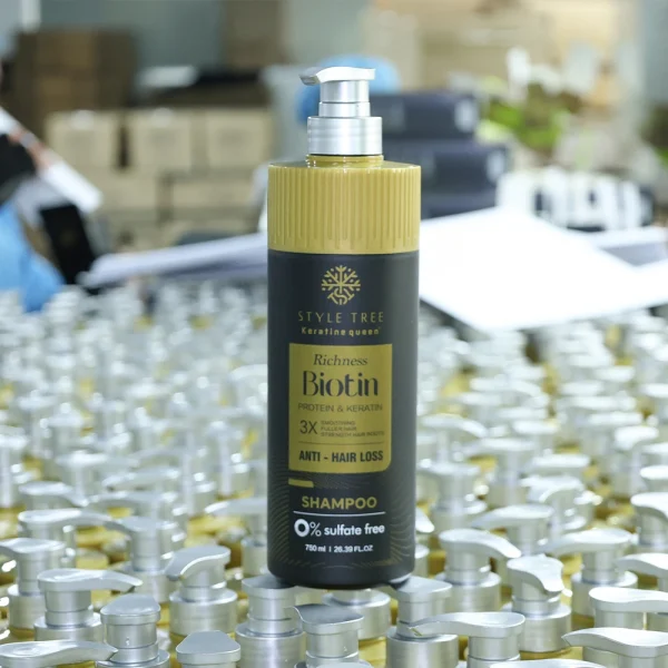 0% Sulfate Free Biotin Keratin Shampoo Strength Hair Roots for Anti-hair Loss - Image 2
