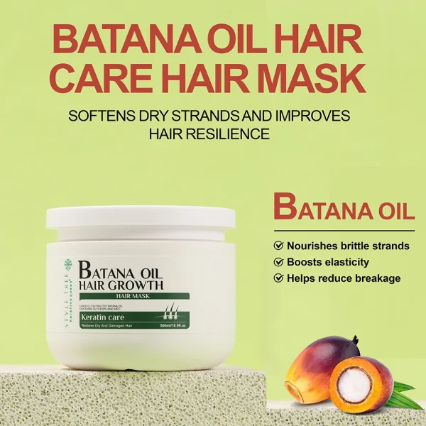 Private Label Batana Oil Shampoo and Conditioner Set Deep Repair Hair Treatment for Hair Loss - Image 6