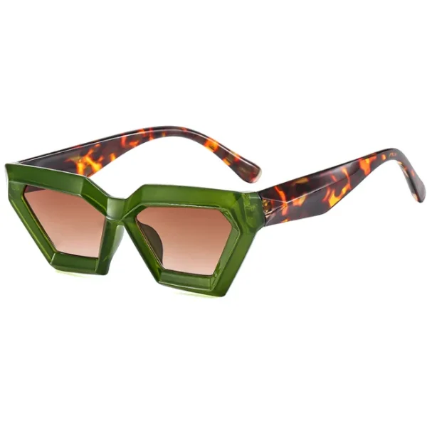 Vintage Cat Eye Sunglasses Women Men Cool Polygon Futuristic Sun Glasses UV400 Protection Shades Fashion Eyewear - Image 6