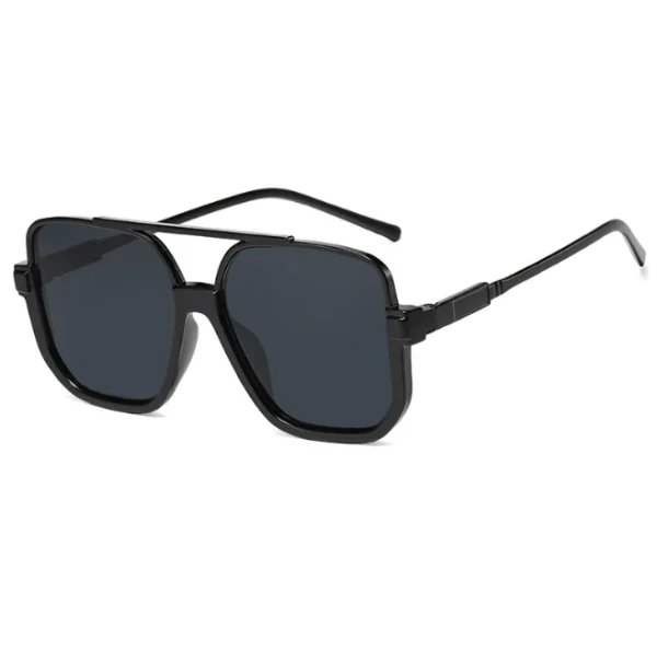 Fashion Vintage Big Square Sunglasses Half Metal Frame UV400 Sun Shades Women Men Trendy Design Sun Glasses Eyewear - Image 6