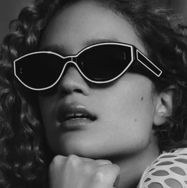Trendy Design Cat Eye Sunglasses Women New Fashion Party Hip-Hop Decorated Sunglasses for Men Popular Eyewear - Image 2
