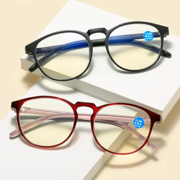 2101 Reading Glasses Large Frame Fashionable Anti-blue Light Reading Glasses Unisex Reading Glasses