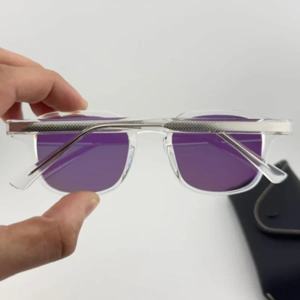LMA 3507 Vintage High Quality Rectangle Designer Classic Shades Mirror Green UV400 Anti-Reflective Lens Unisex Sunglasses - Image 3