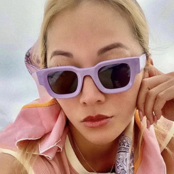 Retro Small Square Sun Glasses Men Custom Fancy Outdoor Beach Unisex Rectangle Sunglasses UV400 Trending Shades for Women - Image 5