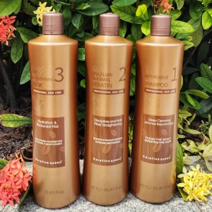 Hot Sale 1000ml Clean Scalp Moistuiring Shampoo Hydrate Conditioner Mask Brazilian Keratin Hair Treatment