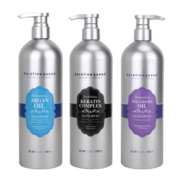 750ml Paraben Free Keratin Hair Products Mask Hair Serum Oil Best Treatment Keratin Shampoo and Conditioner Set Private Label - Image 3