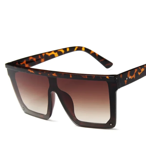 One-piece Lens High Quality Big Frame Sunglasses Shades for Women square Sunglasses Pc Unisex Uv400 Sun Glasses Custom logo - Image 4