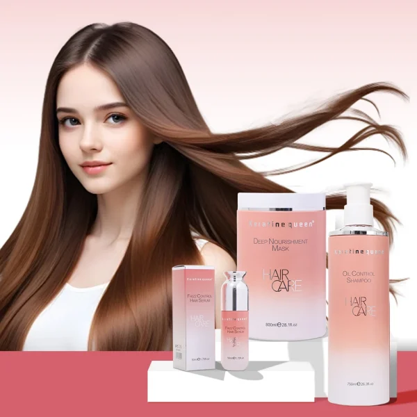 OEM/ODM Professional Hair Care Shampoo Set Fluffy Oil Control Anti-Dandruff Shampoo for Damage Repair Hair - Image 5