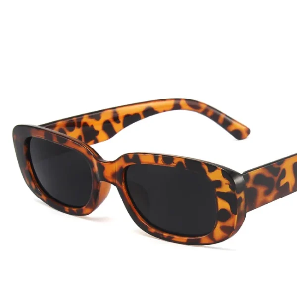 Rectangle Sunglasses for Women Men Trendy Y2k Retro Trendy Sun Glasses UV Protection Fashionable Square Frame Eyewear - Image 6