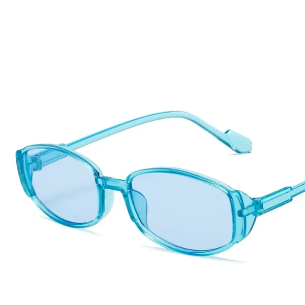 Oval Frame Sunglasses for Women and Men Retro Design Outdoor Sun Glasses Trendy Candy Color Eyewear - Image 4