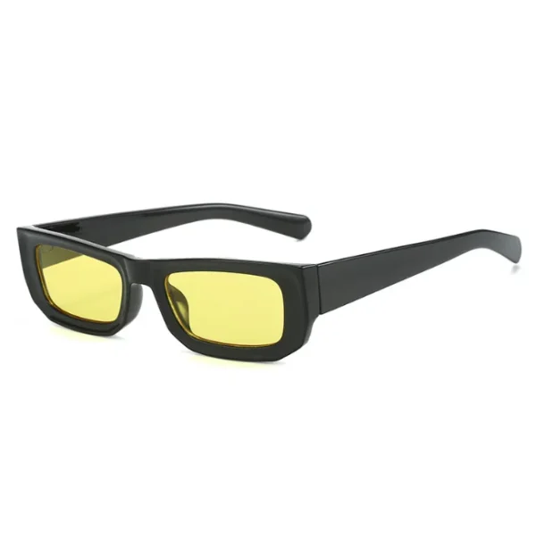 Fashion Small Rectangle Sunglasses Women Gradient Lens Glasses Shades UV400 Vintage Punk Men Leopard Eyewear - Image 4