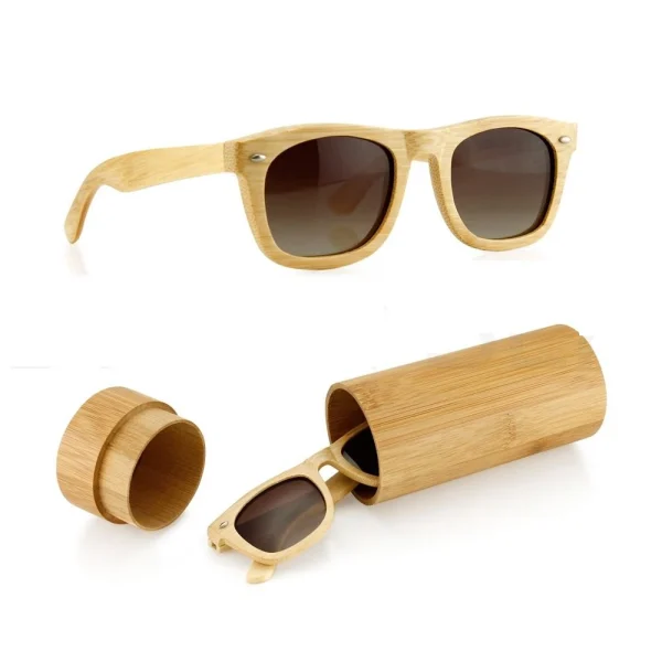 Latest High Quality Hand Made Spring Hinge Polarized Sun Glasses Polarized Customized logo Wood Bamboo Sunglasses 2022 for Men - Image 4