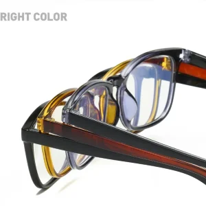 Lightweight With Spring Hinge Anti UV Eye Protection Ray Rectangular Computer Reading Naked Glasses in Spain Eyeglass Frame