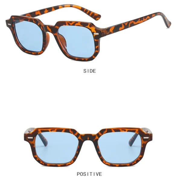 Top Trending Small Square Frame Sunglasses - Women & Men Ultimate Guide to Chic Retro UV Protection Eyewear - Image 2
