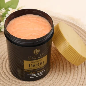 Biotin Natural Hair Mask Salon Professional Protein Moisturizing for Repair Hair Treatment Private Label