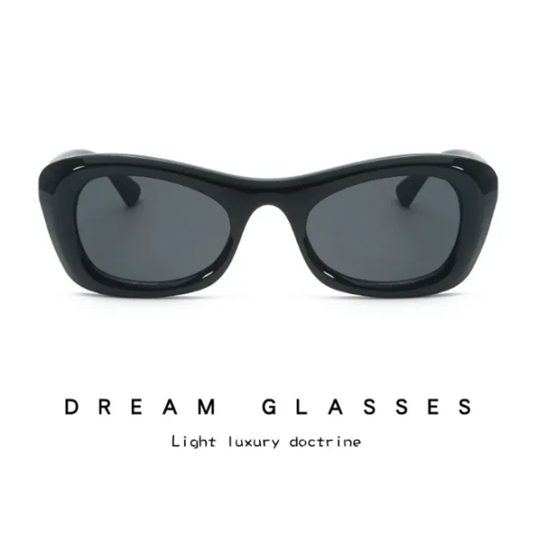 Square Cateyes Sunglasses for Women Men Retro Clout Sun Glasses Funky Shades Custom Logo Eyewear - Image 2