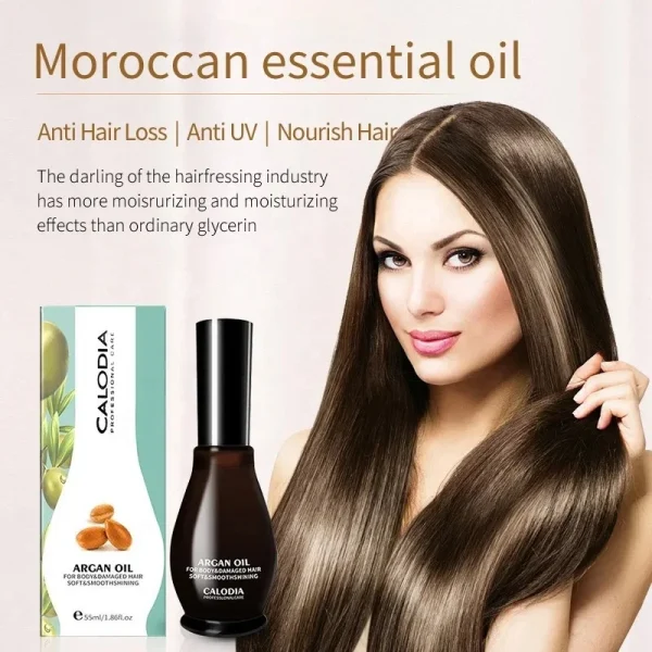 CALODIA Organic OEM Professional Care Body for Damaged Hair Soft and Smooth Shining Morocco Argan Oil - Image 4