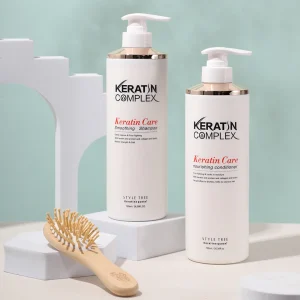 Factory Supply Best Complex Keratin Hair Care Set Damaged Hair Repair  Keratin Moisturizing Hair Shampoo and Conditioner Set