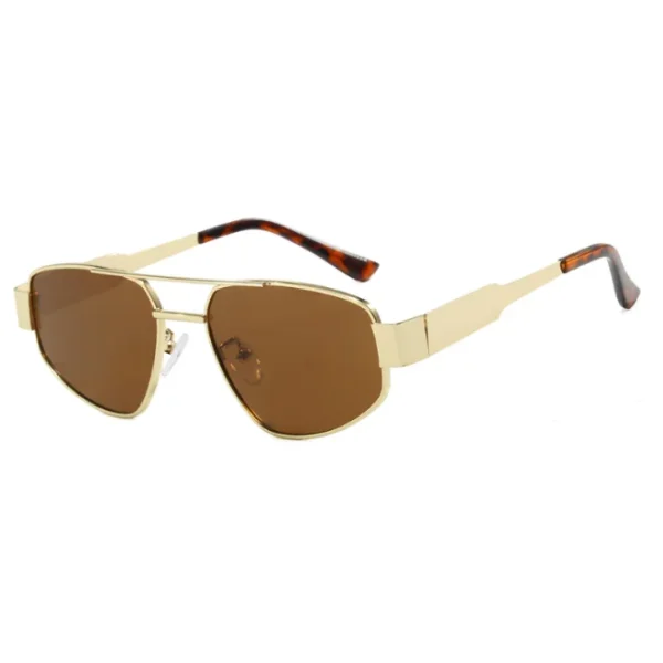 Metal Frame Irregular Sunglasses Women Vintage Punk Sun Glasses for Men Punk Driving Eyeglasses Male UV400 - Image 5