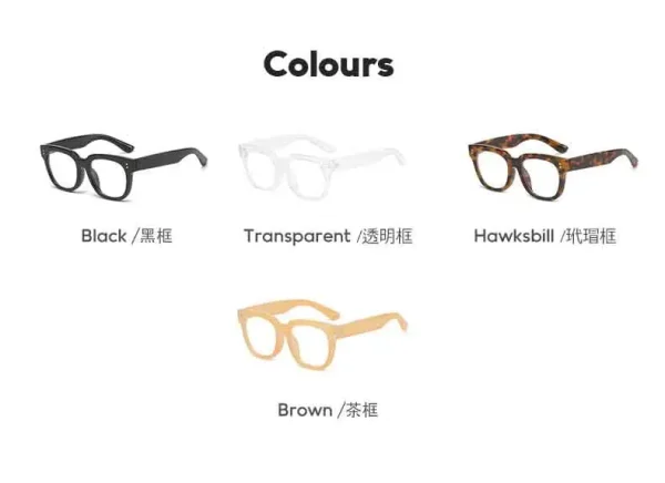 2128 Manufacturer Supply HD Elderly Retro Reading Glasses Men Wholesale Anti Blue Light Women Optical square Frame - Image 6