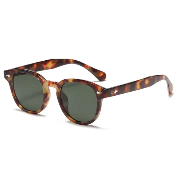 Fashion Rivet Round Sunglasses Men Women New Trend Small Frame Outdoor Sun Glasses Square Driving Shades